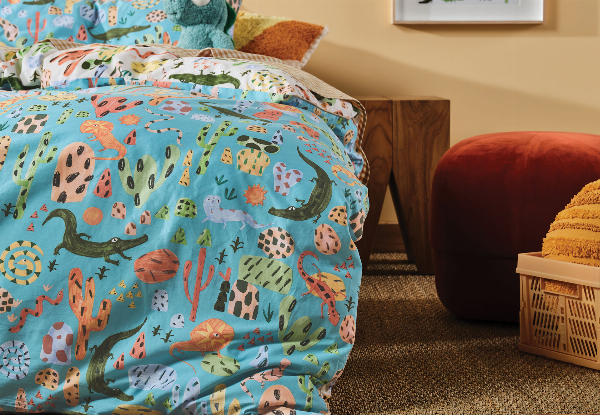 Tales & Scales Duvet Cover Incl. Pillowcase - Two Sizes Available - Elsewhere Pricing Starts at $119.99