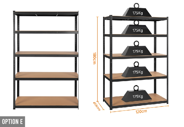Garage Storage Rack Range - Five Options Available