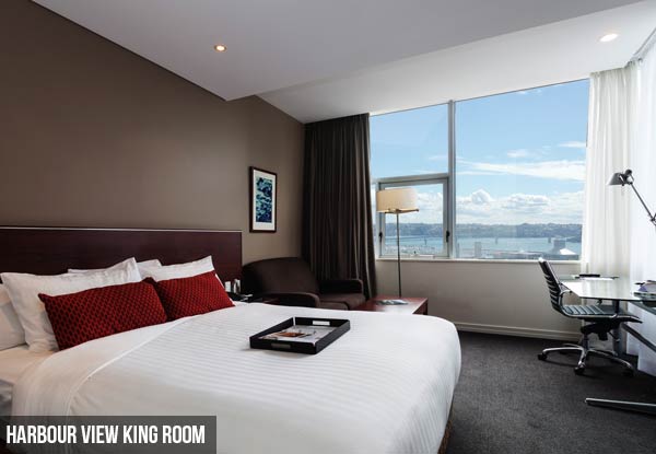 One-Night Weekend Stay for Two People in a Harbour View King incl. Breakfast, WiFi, Late Checkout & $50 Dining Voucher - Option for Executive King Suite