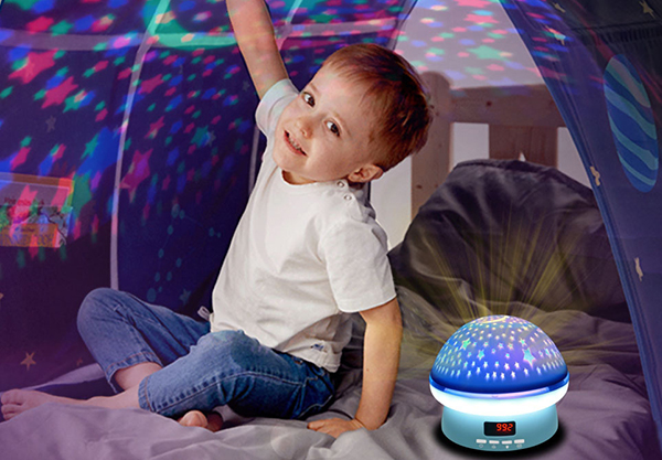 Rotating Star Light Projector - Three Colours Available