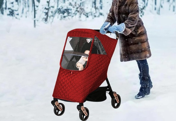 Universal Stroller Windshield Rain Cover - Three Colours Available