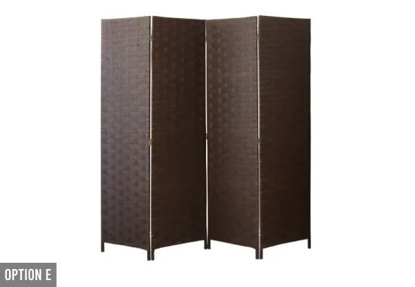 Decorative Room Divider - Five Options Available