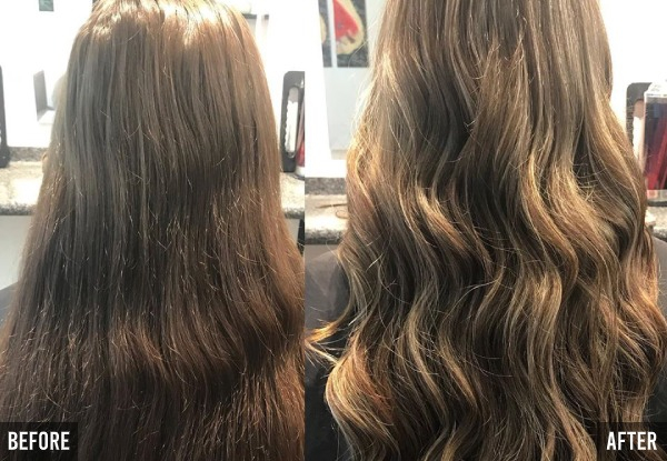 Style Cut, Blow Wave & Head Massage for One Person - Options for Half-Head of Foils, Global Colour, Full-Head of Foils or Ombre