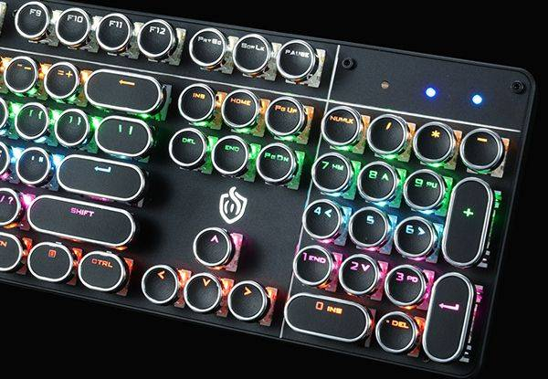 K900 Wired Mechanical Gaming RGB LED Backlit Keyboard