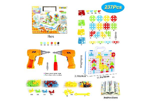 Creative Mosaic Drill Set for Kids - Two Options Available