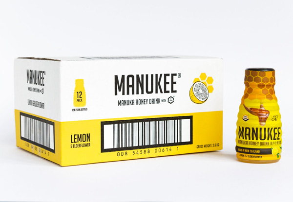 12-Pack of Manukee UMF10+ Manuka Honey Drink