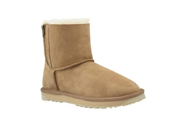 Australian-Made Memory Foam Twin Zip UGG Boots - Six Sizes Available