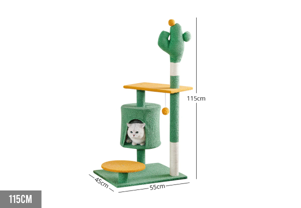 Cat Tree Cactus - Six Sizes Available