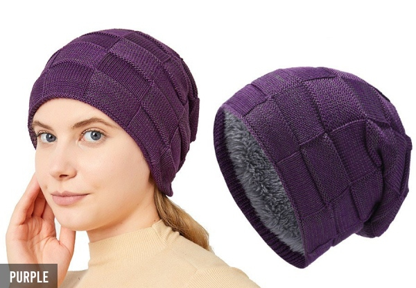 Fleece Lined Beanies - Six Colours Available