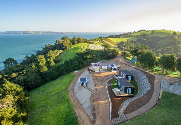Two-Night Stay for Two People in a Self-Contained Luxury Chalet on Waiheke Island incl. Parking, WIFI, Use of Sauna, Luxury Cabana, $50 off Rental Car Hire & Savings on Return Ferry Passes - Option for Three & Four Night Stays - Valid May 1st 2025