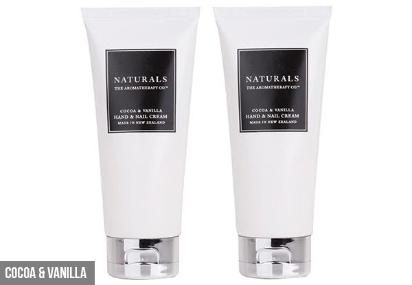 Two-Pack of The Aromatherapy Company Naturals Hand Cream 85ml - Four Scents Available