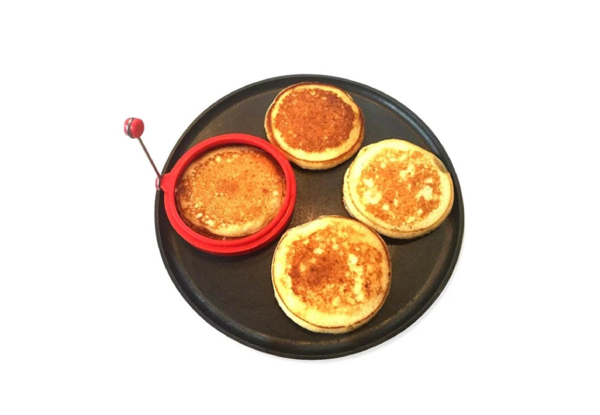 Four-Piece Round Shape Silicone Non-Stick Cooking Mould