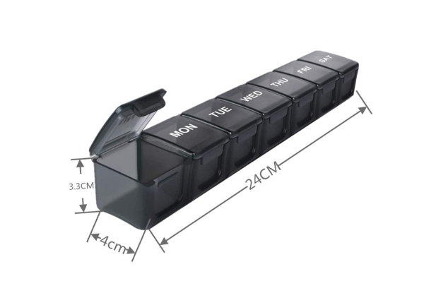 Two-Pack Weekly Pill Organiser - Available in Two Colours