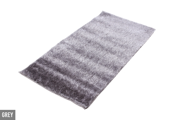 Modern Shaggy Runner Rug - Two Colours Available & Option for Two