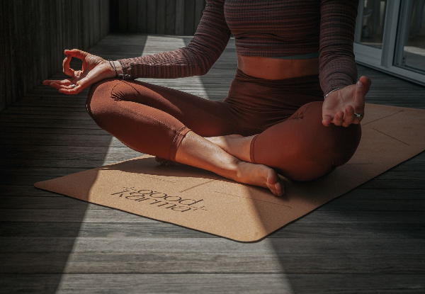 Natural Cork & Organic Tree Rubber Yoga Mat