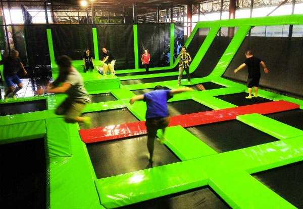 Game of Ten Pin Bowling & One-Hour of Jumping for Two People at Bowlarama & Jumperama Newtown - Options for up to Six People