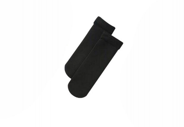 Four-Pack Plush Fleece Socks - Available in Four Colours & Option for Eight-Pack