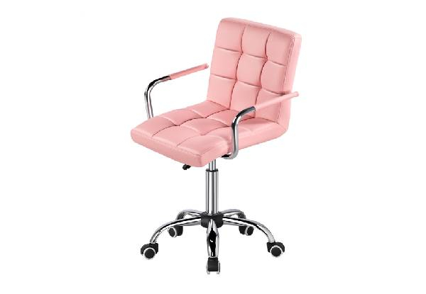 Modern Pink Office Computer Chair