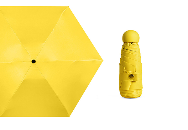 Mini Capsule Sunshade Umbrella - Five Colours Available & Option for Two-Pack