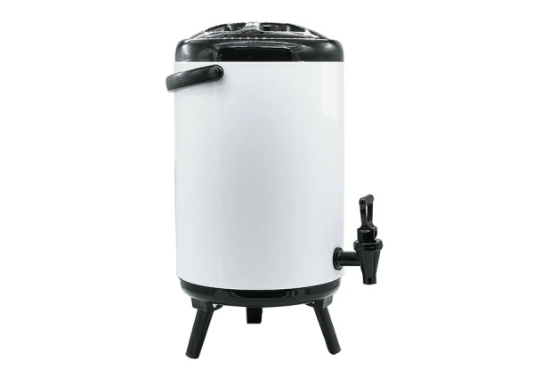 Soga 8L Stainless Steel Milk Tea Beverage Barrel with Faucet