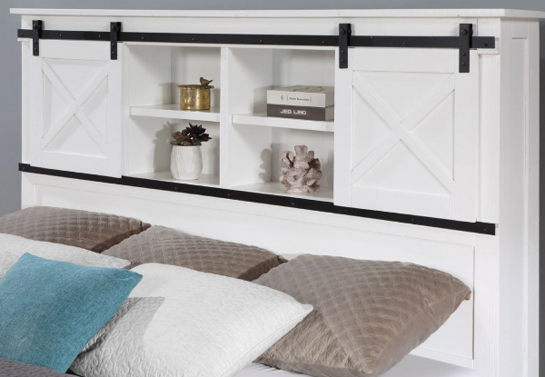 iFurniture Pureland Bed Frame with Drawers - Two Sizes Available