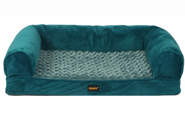 Pawz Pet Warm Bed Sofa  - Available in Two Colours, Four Sizes & Option for Extra Cover