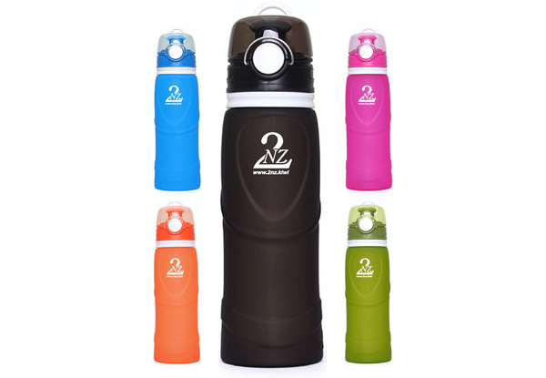 750ml S5-Pro Silicone Drink Bottle -  Five Colours Available