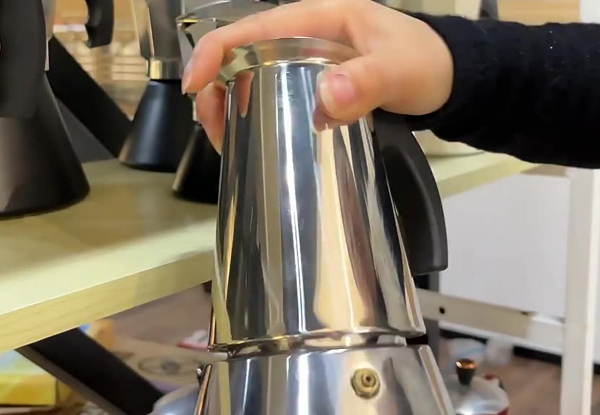 Stovetop Stainless Steel Espresso Moka Pot - Available in Three Sizes