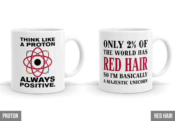 Bespoke Art Humour Mugs - 20 Styles Available