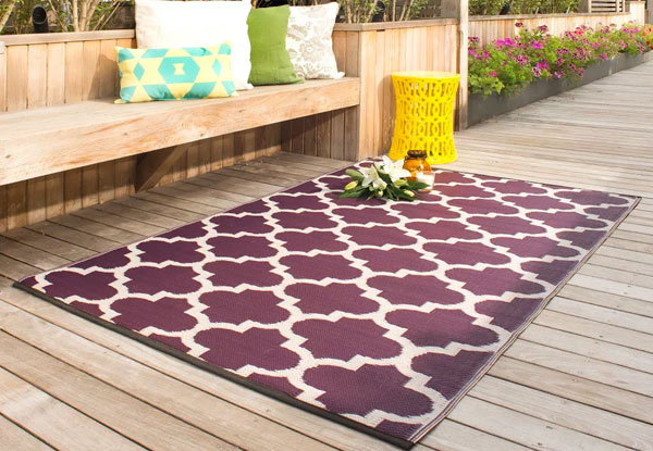 From $59.90 for Stunning Indoor/Outdoor Rugs Made from Recycled Material