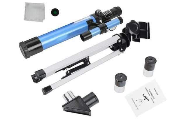 Kids Lunar Telescope with Tripod HD Viewing Lunar Mirror  - Two Colours Available