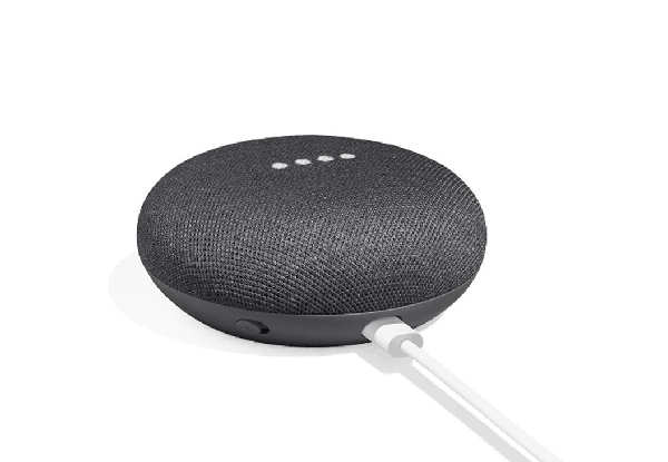Google Home Mini Smart Speaker Charcoal - Refurbished