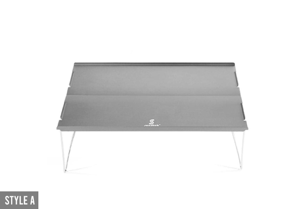 Outdoor Folding Table Range - Two Options Available