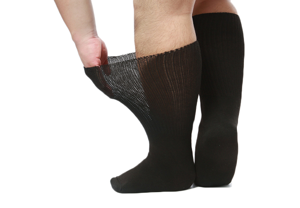 Four Pairs Unisex Extra Wide Soft Top Socks