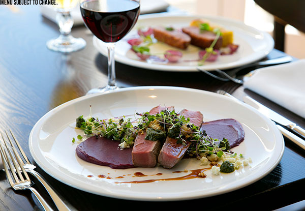 Lunch Mains & Beverages at Bistro Lago, the Hilton Lake Taupo for Two People - Options for Four People