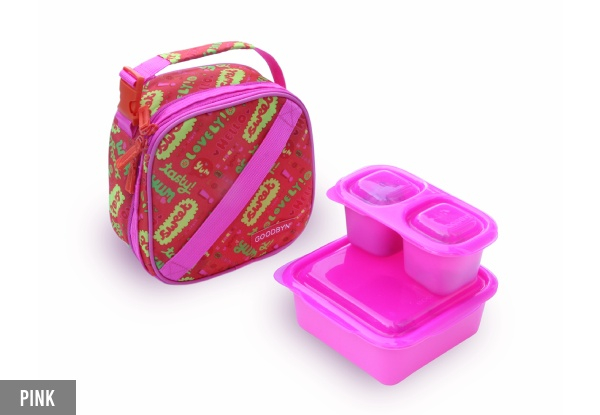 Goodbyn Lunch Box Bundle with Expandable Lunch Bag - Four Colours Available - Elsewhere Pricing $55.90