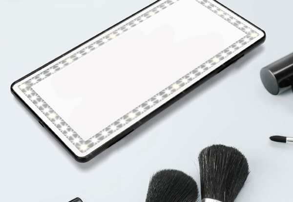 Car Sun Visor LED Makeup Vanity Mirror - Option for Two Colours