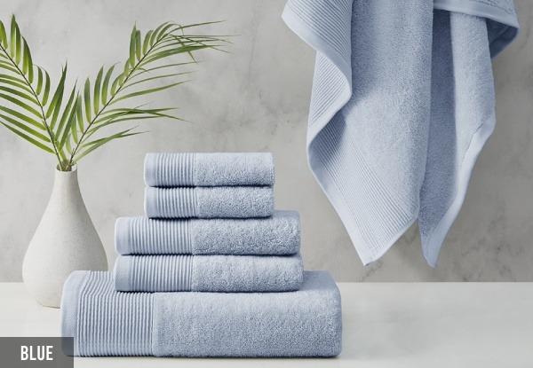 Six-Piece Cloud Linen Retreat Cotton Tencel Towel Set - Five Colours Available