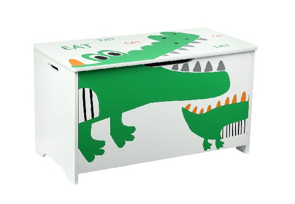 Kidbot Kids Crocodile Wooden Storage Chest