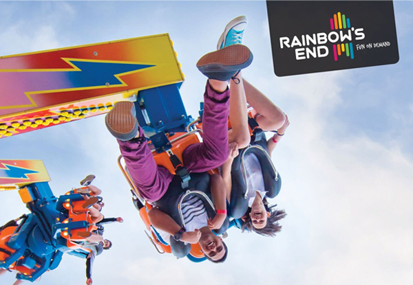 Superpass to Rainbow's End - Unlimited Entry to all Rides incl. incl. New City Strike Laser Tag - Option for a Family Pass for Four People - Valid from 25th July