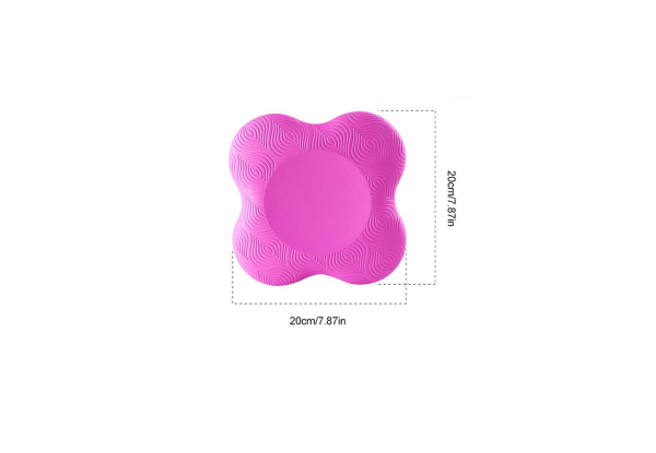 Pair of Pink Yoga Support Knee Pads