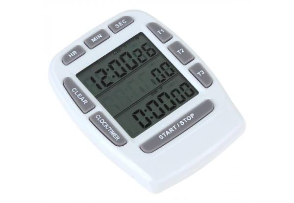 LCD Triple Kitchen Timer