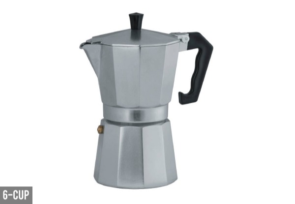 Avanti Classic Three-Cup Stovetop Pro Espresso Maker - Options for Six-, Nine- or 12-Cup Available