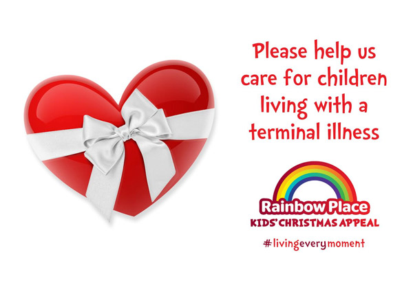 Purchase a Rainbow Place Virtual Heart & Support Kids Living with a Terminal Illness this Christmas