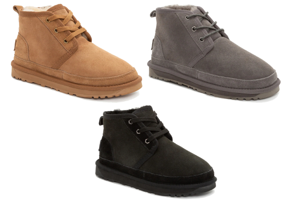 Ozwear Ugg Kinsley Lace Boots Water-Resistant - Three Colours & Six Sizes Available