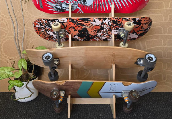 Double$down Four-Board Skateboard Rack