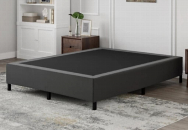Misty Fabric Platform Bed Base - Two Sizes Available