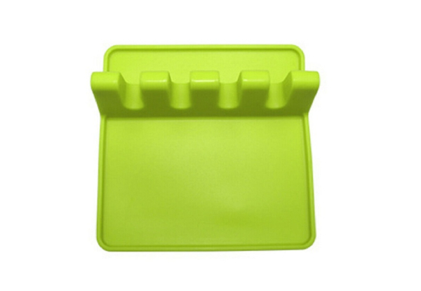 Heat Resistant Silicone Spoon Rest - Two Colours Available