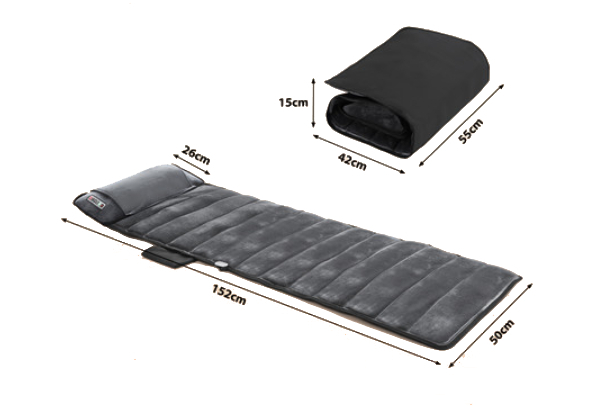 Homas Full Body Heated Vibration Massage Mat - Two Options Available