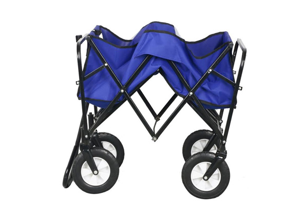 Collapsible Sturdy Steel Frame Garden Cart